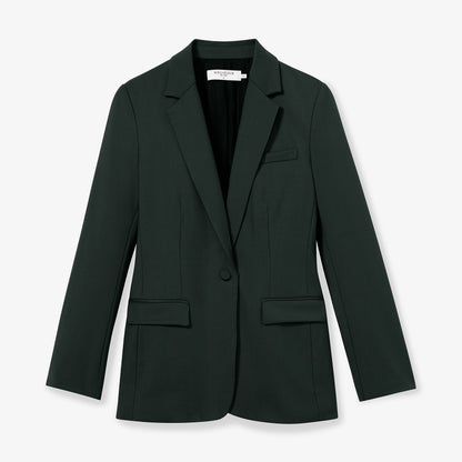 Yiyan Blazer - Wool Twill :: Forest
