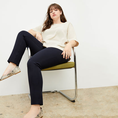 Annika Tee - Washable Silk :: Ivory