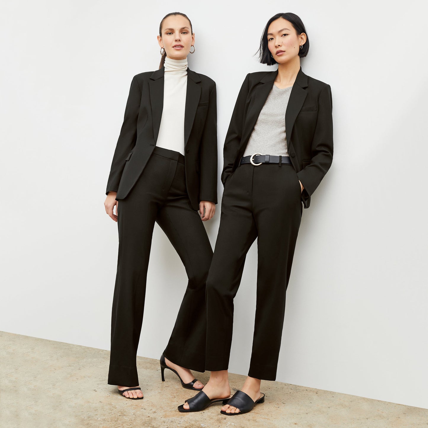 Yasmine Blazer - Wool Twill :: Black