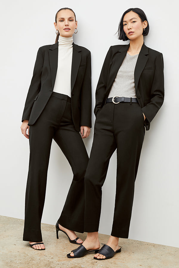 Yasmine Blazer - Wool Twill :: Black