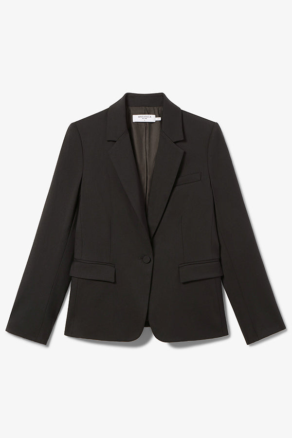 Yasmine Blazer - Wool Twill :: Black