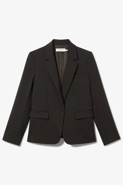Yasmine Blazer - Wool Twill :: Black