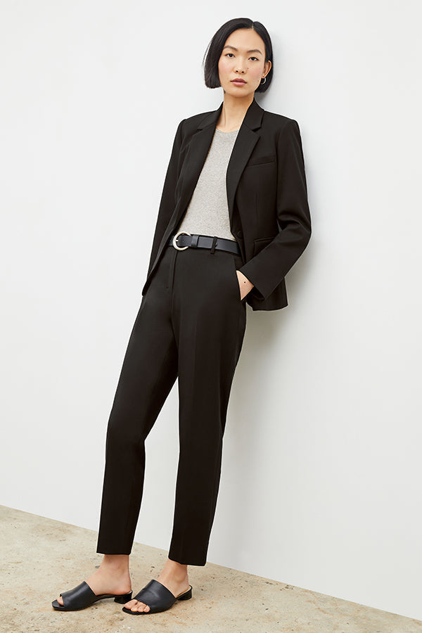 Yasmine Blazer - Wool Twill :: Black