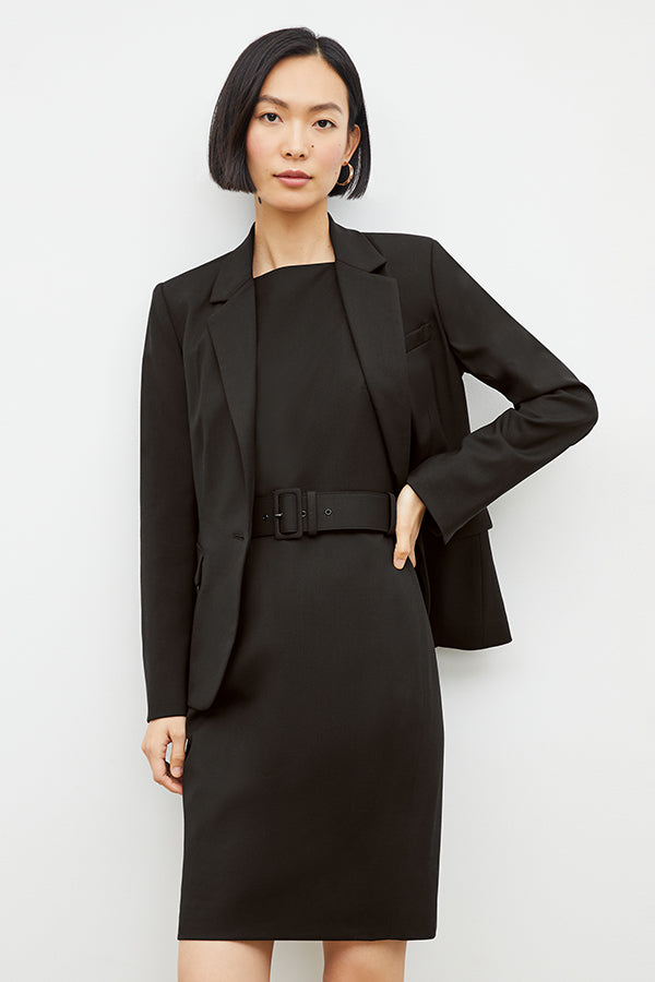 Yasmine Blazer - Wool Twill :: Black