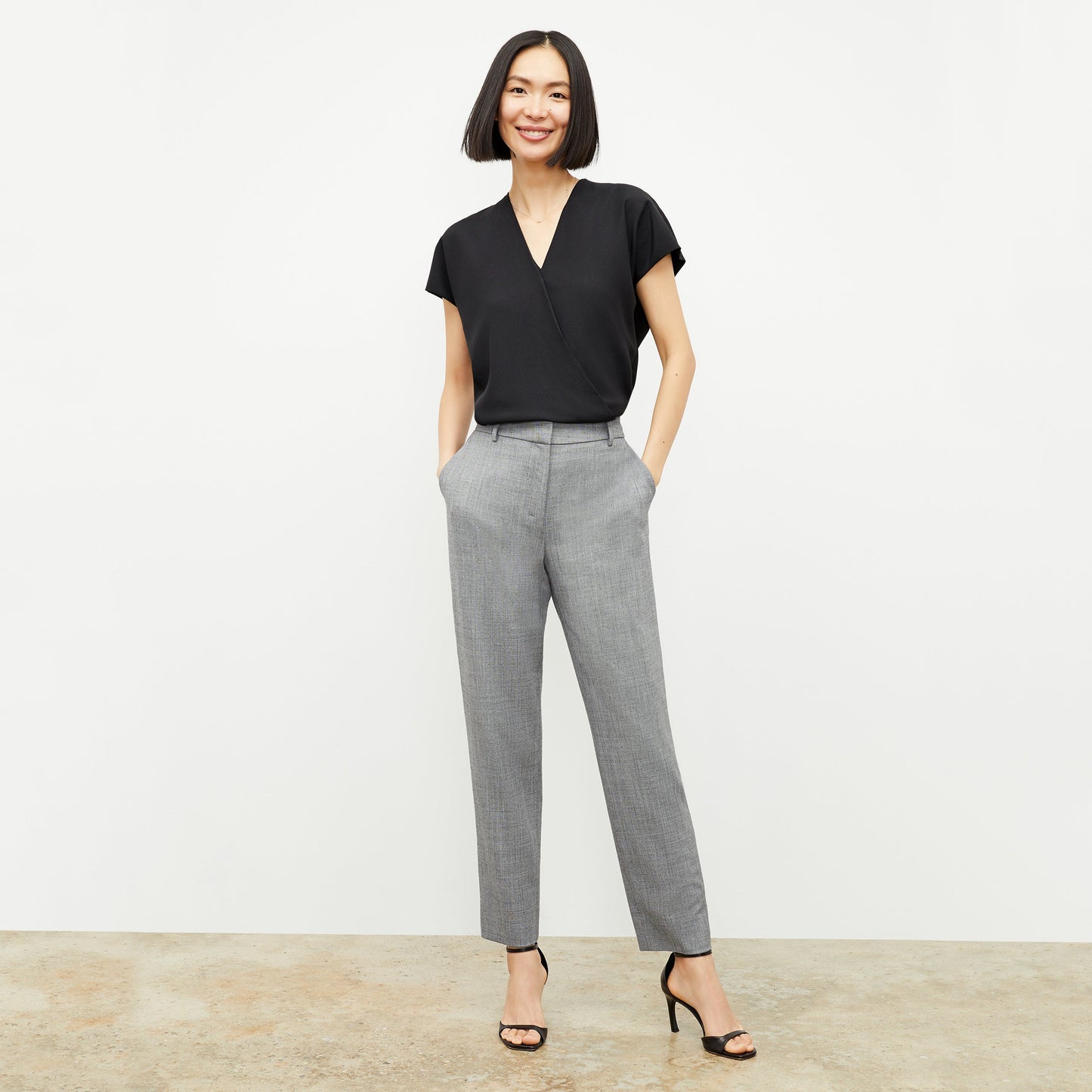 Antonia Top - Eco Soft Wave :: Black