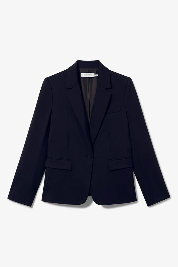 Yasmine Blazer - Wool Twill :: Dark Navy