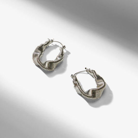 Amy Earrings :: Silver