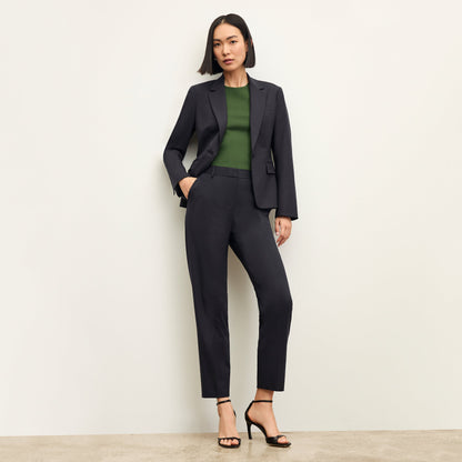 Yasmine Blazer - Wool Twill :: Dark Navy