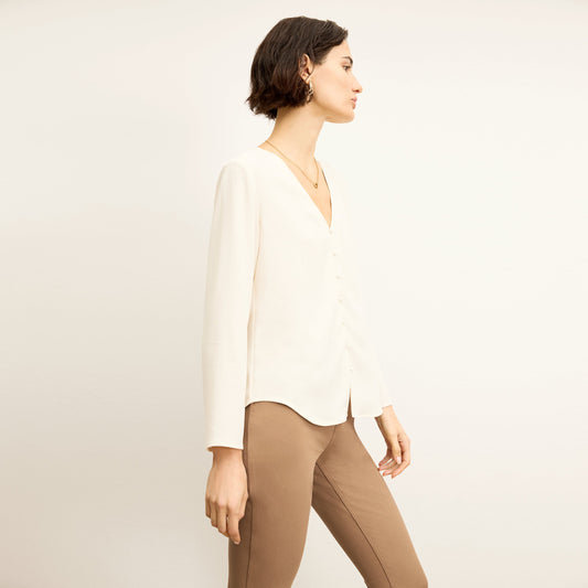 Bobbie Top - Eco Soft Wave :: Alabaster