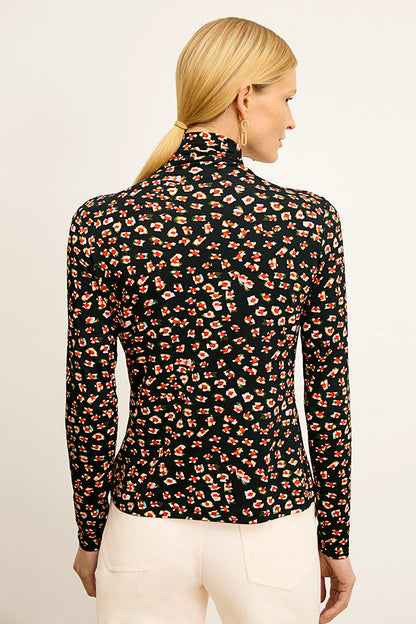 Axam Layering Turtleneck - Printed Jersey  :: Kaleidoscope Print
