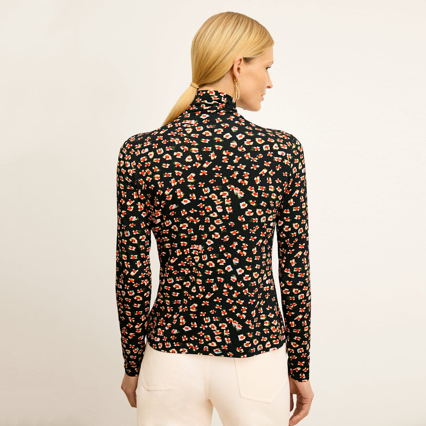 Axam Layering Turtleneck - Printed Jersey  :: Kaleidoscope Print