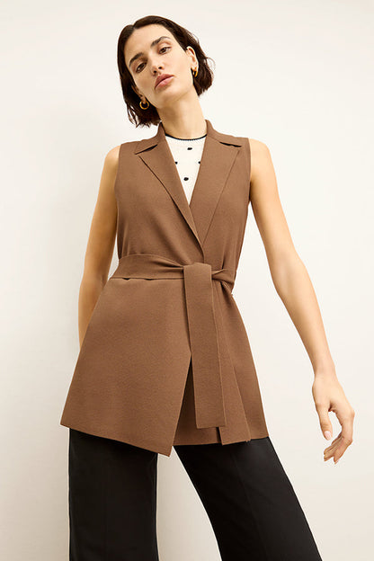 Anh Jardigan - Jardigan Knit :: Saddle