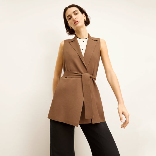 Anh Jardigan - Jardigan Knit :: Saddle