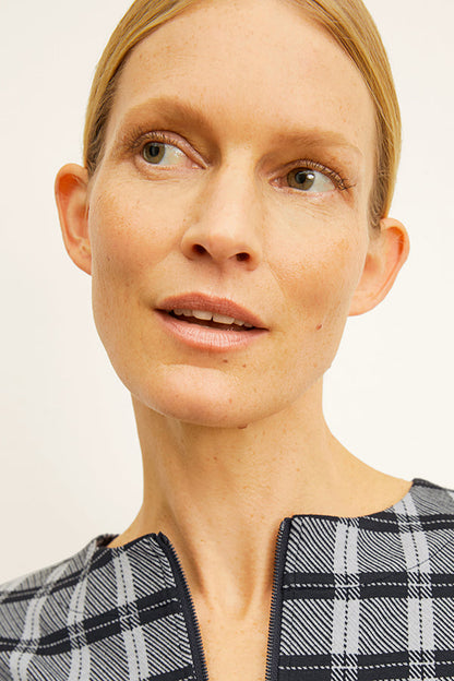 Tully Top - Knit Suiting :: Checkmate