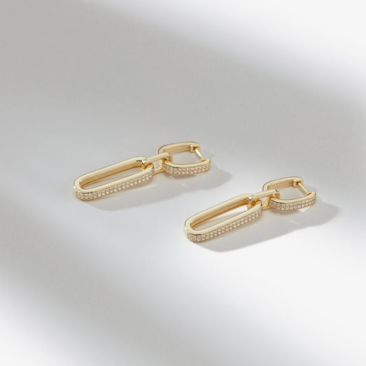 Flora Earrings :: Gold