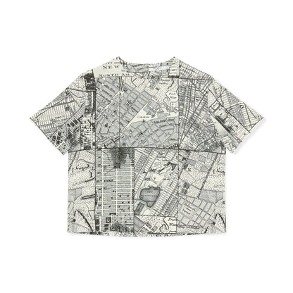 Annika Tee - Washable Silk :: Borough Print