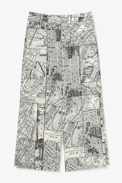 Zhou Culotte - Washable Silk :: Borough Print