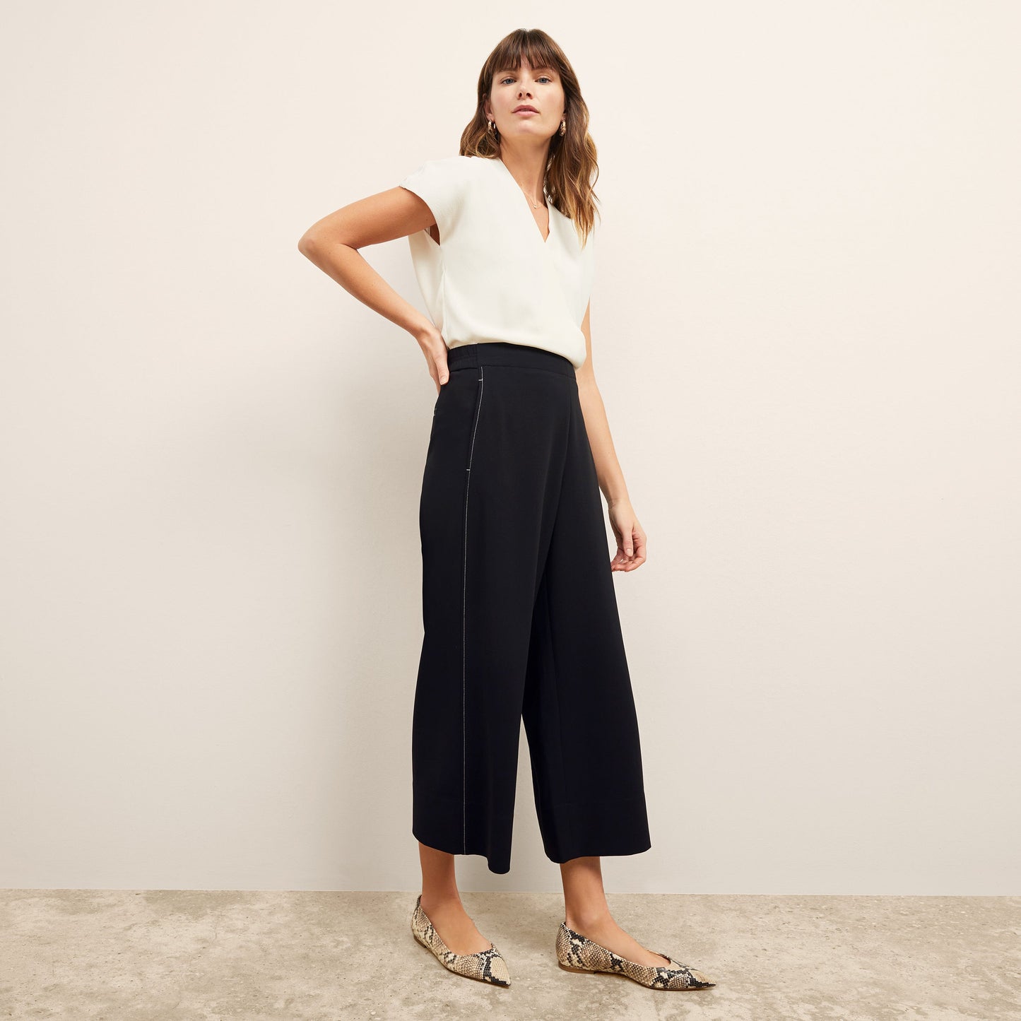 Antonia Top - Eco Soft Wave :: Ivory