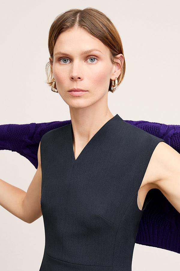 Aditi Dress - Recycled WonderTex :: Midnight