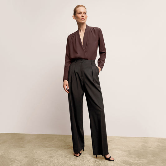 Antoinette Top - Eco Soft Wave :: Espresso