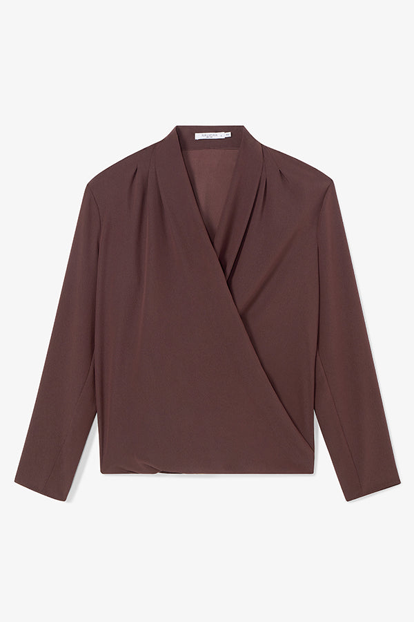 Antoinette Top - Eco Soft Wave :: Espresso