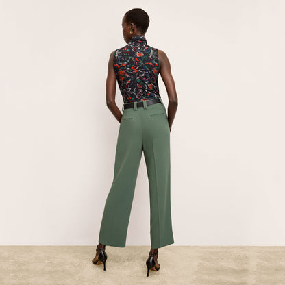 Arlo Breeze Pant - Everyday Crepe :: Dusty Pine