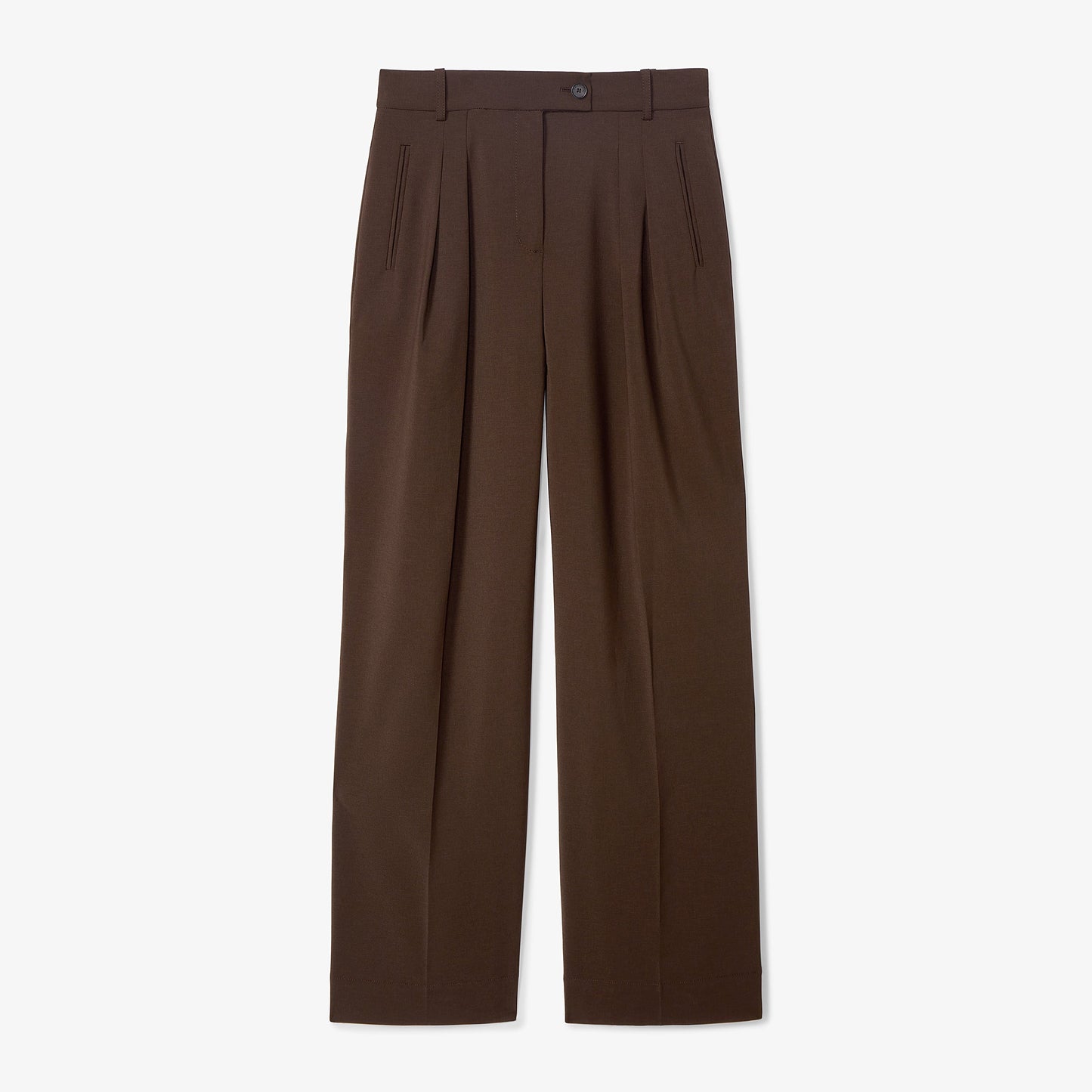 Bia Pleated Trouser - Air Twill :: Date