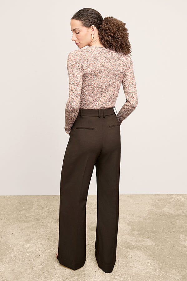 Bia Pleated Trouser - Air Twill :: Date