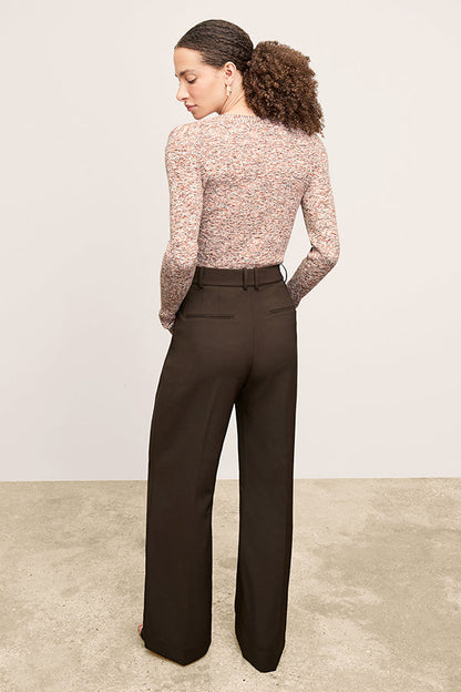 Bia Pleated Trouser - Air Twill :: Date