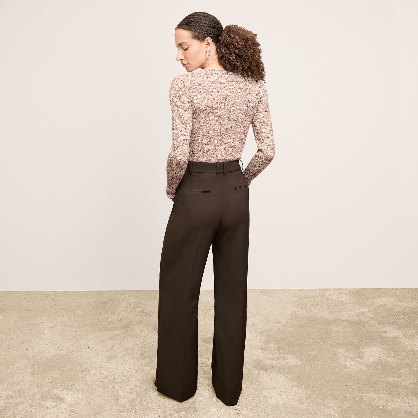 Bia Pleated Trouser - Air Twill :: Date