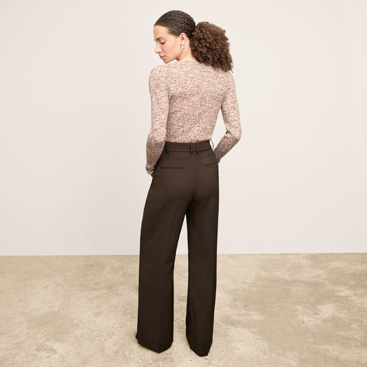 Bia Pleated Trouser - Air Twill :: Date