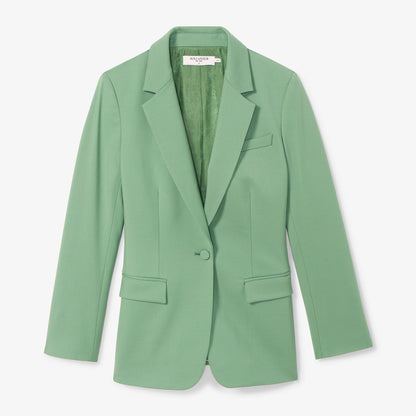 Yiyan Classic Blazer - Wool Twill :: Parisian Green