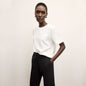 Annika Tee - Washable Silk :: Ivory