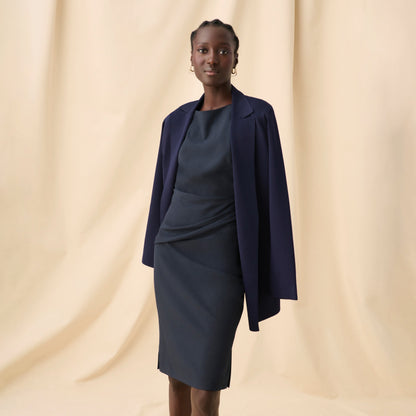 Maisie Dress - Recycled WonderTex :: Midnight