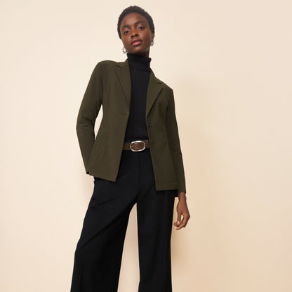 Zuri Pant - Washable Wool Twill :: Black