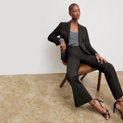 Yasmine Blazer - Wool Twill :: Black
