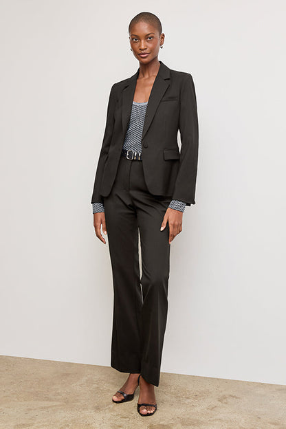 Yasmine Blazer - Wool Twill :: Black