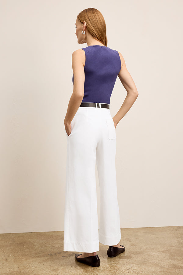 Abby Jean - Eco Better Than Denim :: White