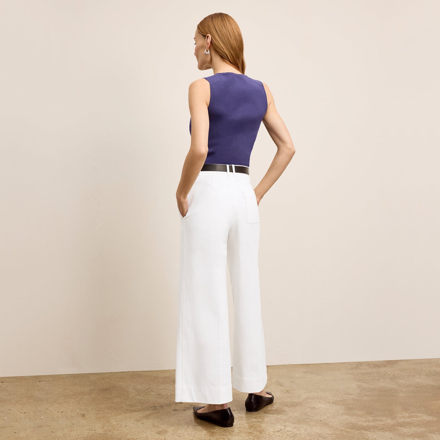 Abby Jean - Eco Better Than Denim :: White