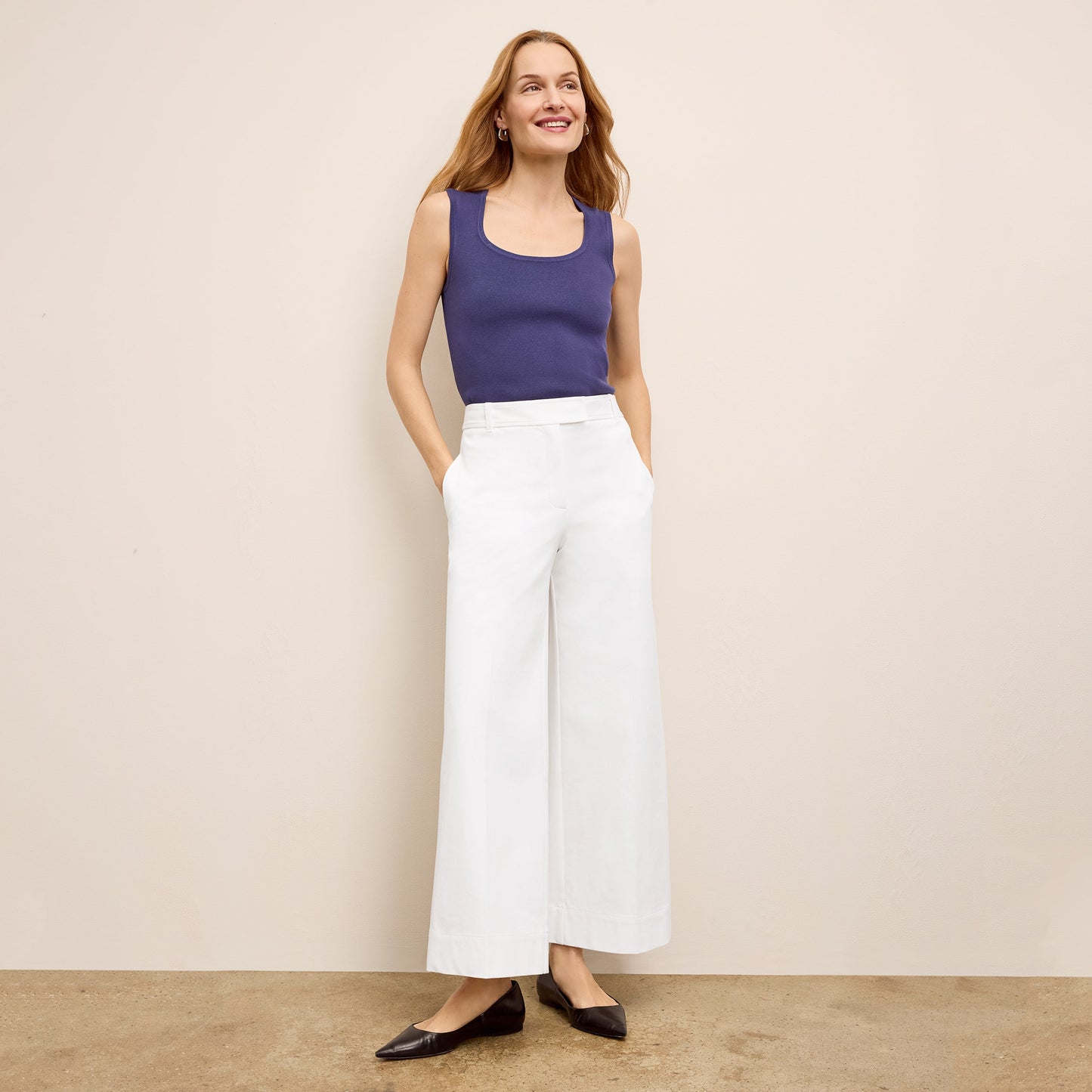 Abby Jean - Eco Better Than Denim :: White