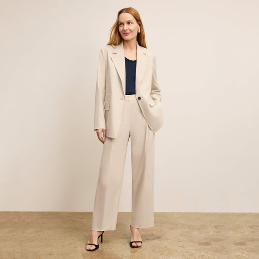 Teddy Breeze Jacket - Cotton Viscose :: Natural