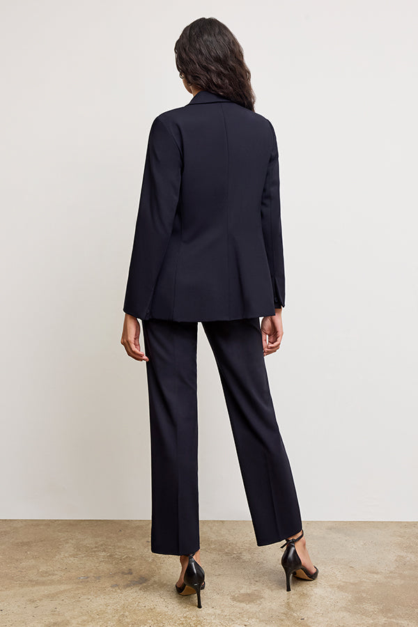 Yasmine Blazer - Wool Twill :: Dark Navy