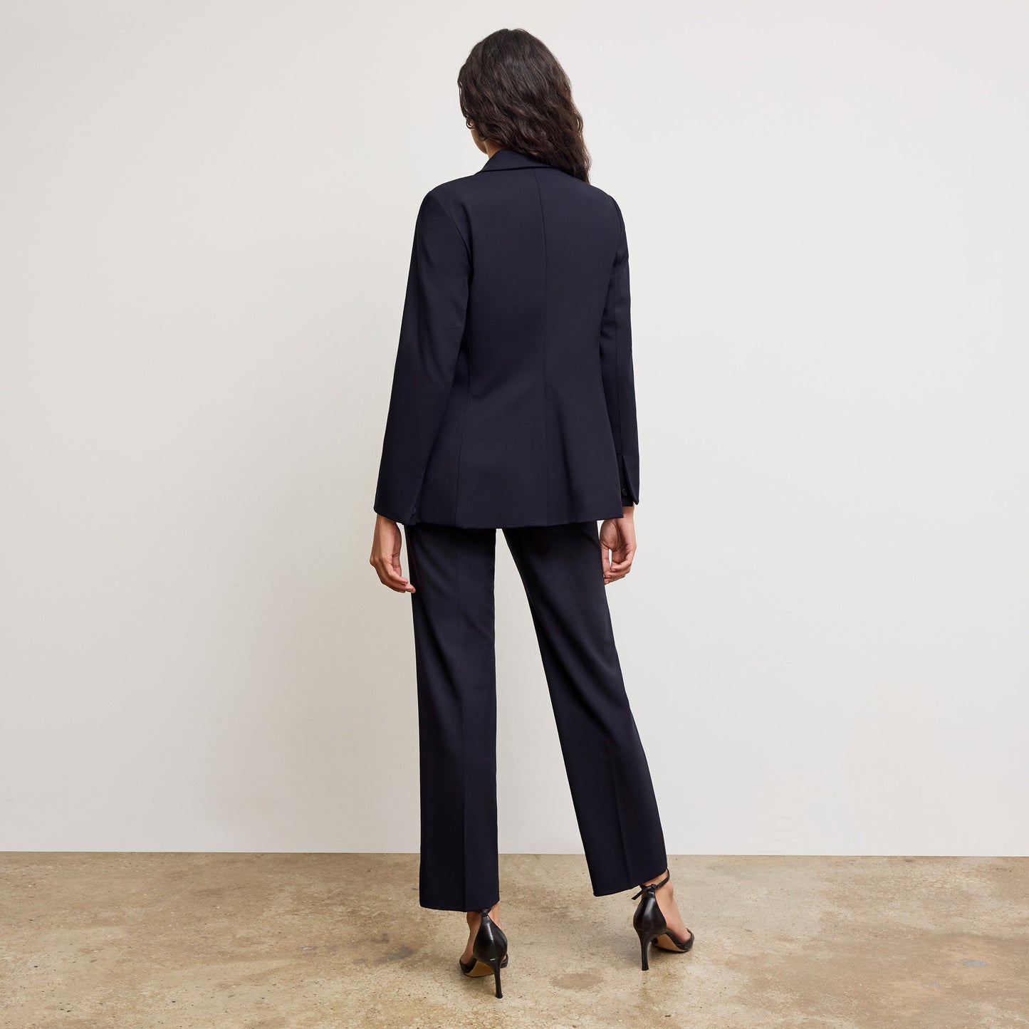 Yasmine Blazer - Wool Twill :: Dark Navy