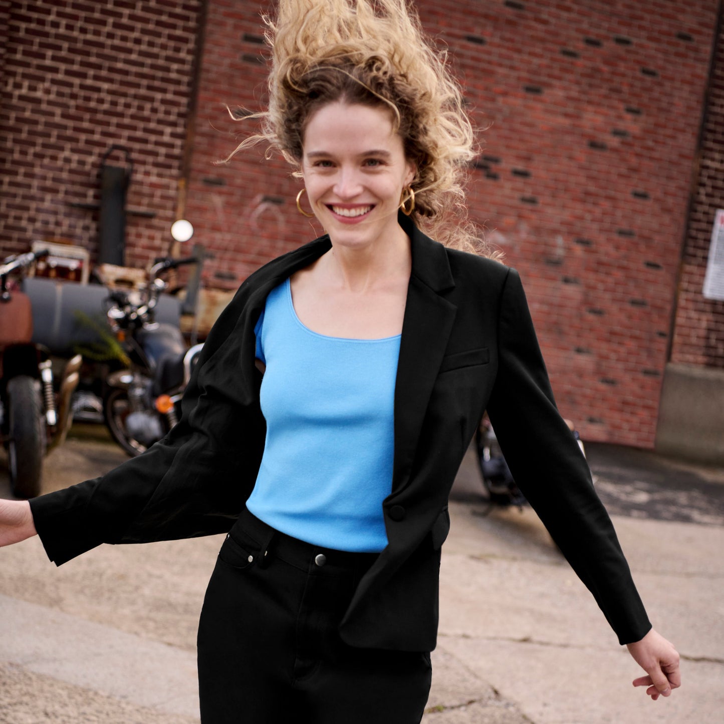 Yasmine Blazer - Wool Twill :: Black