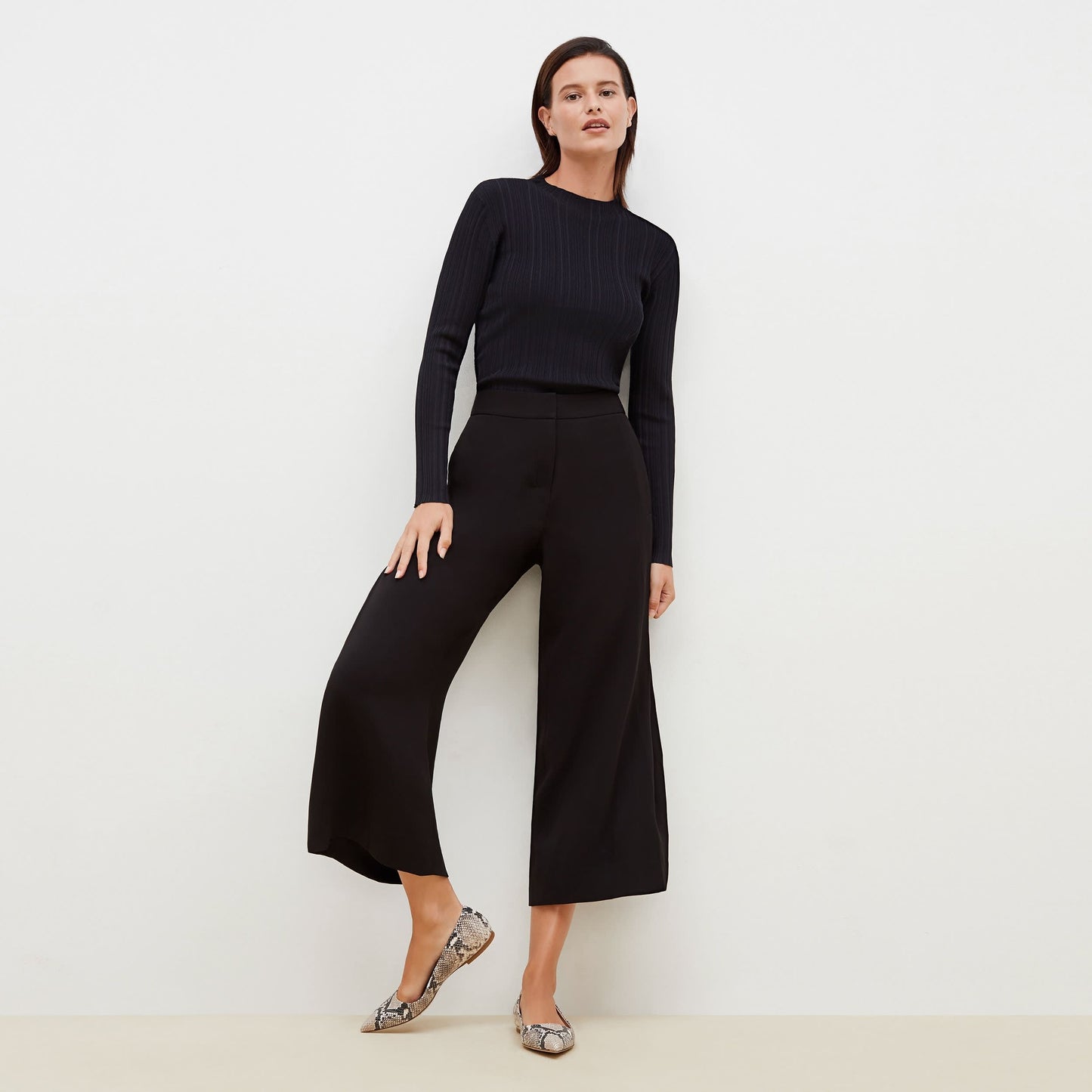 Zhou Culotte - Eco Heavy Soft Wave :: Black