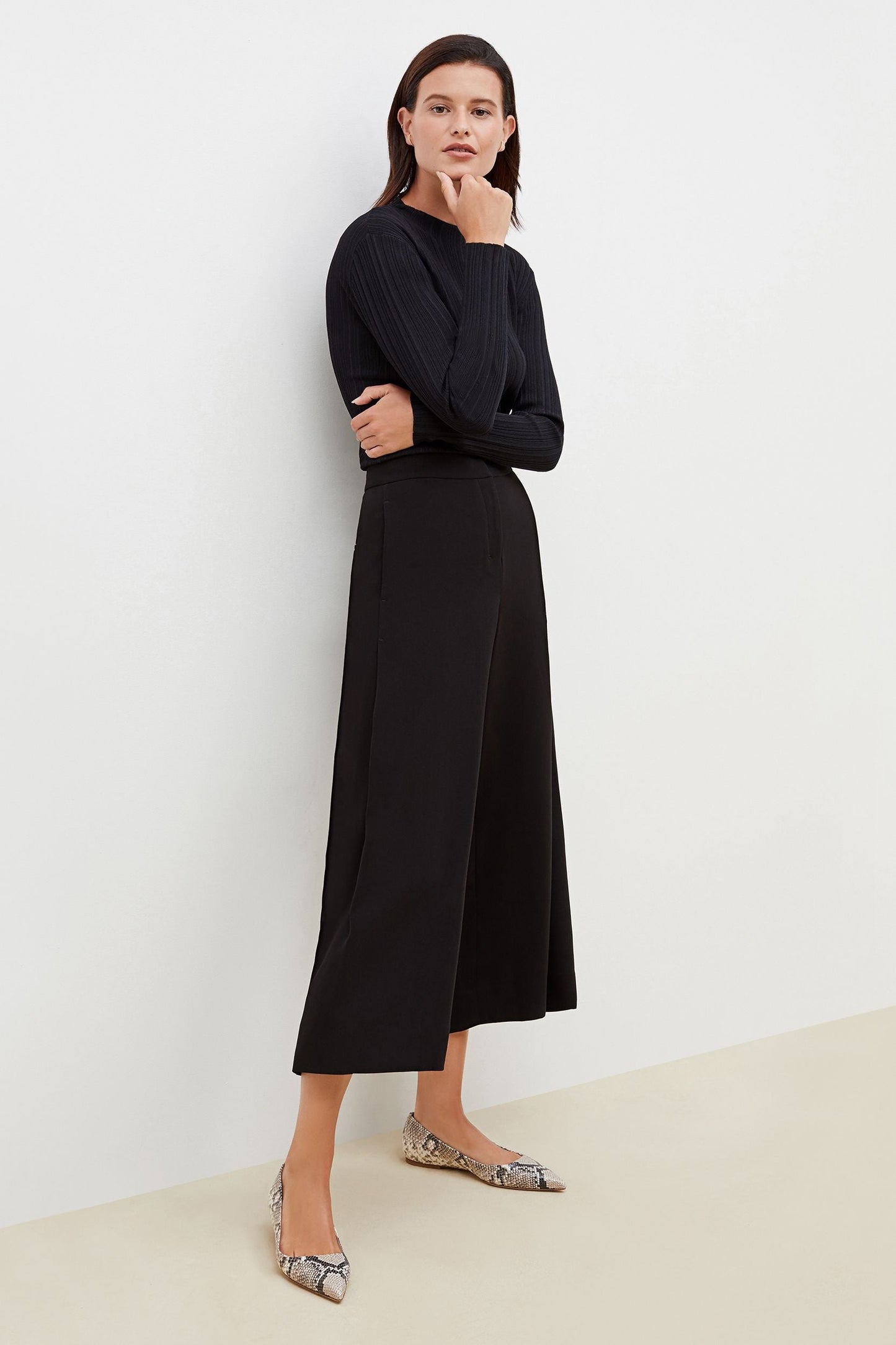 Zhou Culotte - Eco Heavy Soft Wave :: Black