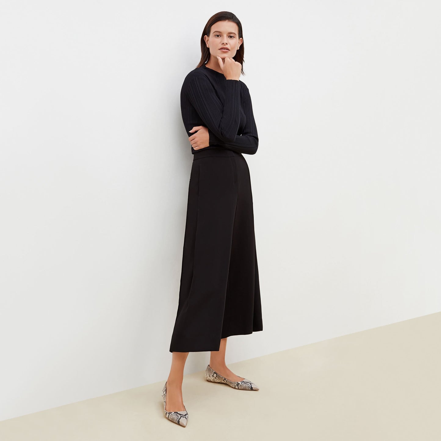 Zhou Culotte - Eco Heavy Soft Wave :: Black